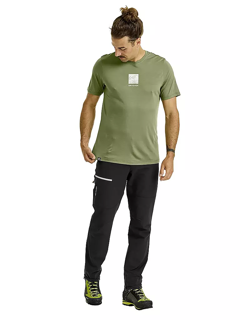 ORTOVOX | Herren Funktionsshirt Tec Abstract TS 120COOL | olive