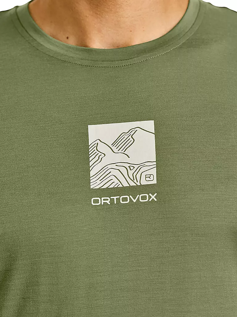 ORTOVOX | Herren Funktionsshirt Tec Abstract TS 120COOL | olive