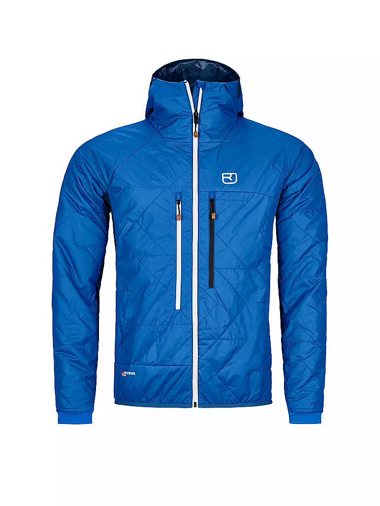 ORTOVOX | Herren Isojacke Piz Boé Swisswool | blau