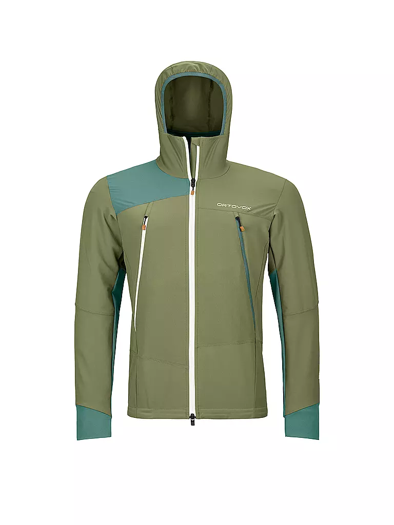 ORTOVOX | Herren Softshelljacke Pala Hoodie | olive