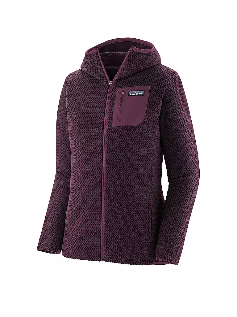 PATAGONIA | Damen Fleecejacke R1® Air Full-Zip Hoody | beere