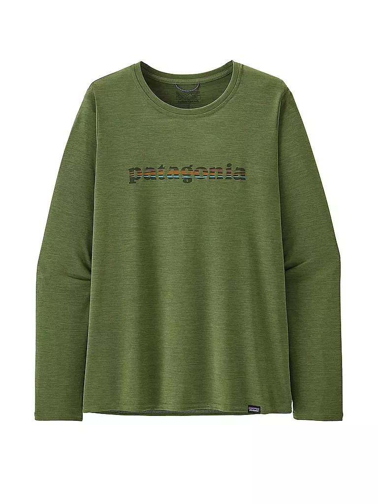 PATAGONIA | Damen Funktionsshirt Long-Sleeved Capilene® Cool Daily Graphic | grün