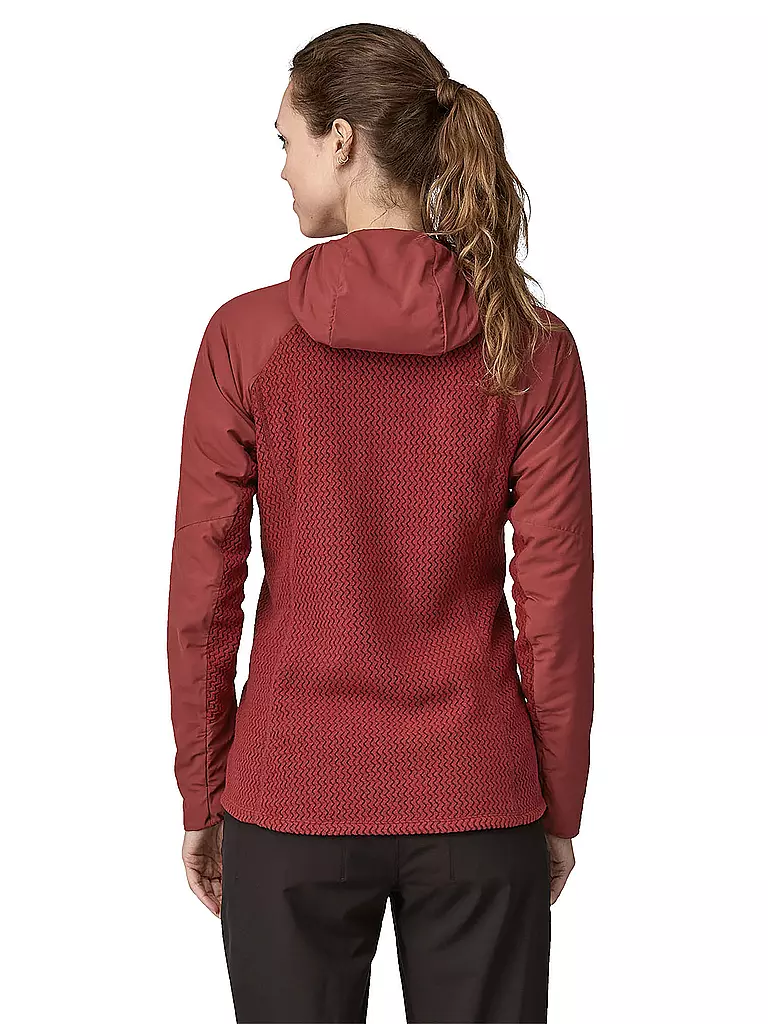 PATAGONIA | Damen Isojacke Nano-Air® Light Hybrid Hoodie | dunkelrot