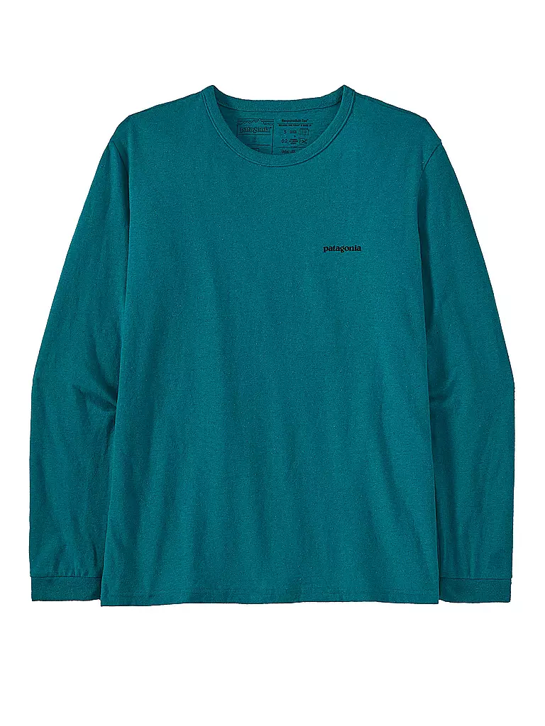 PATAGONIA | Damen Shirt P-6 Logo Responsibili-Tee® | petrol