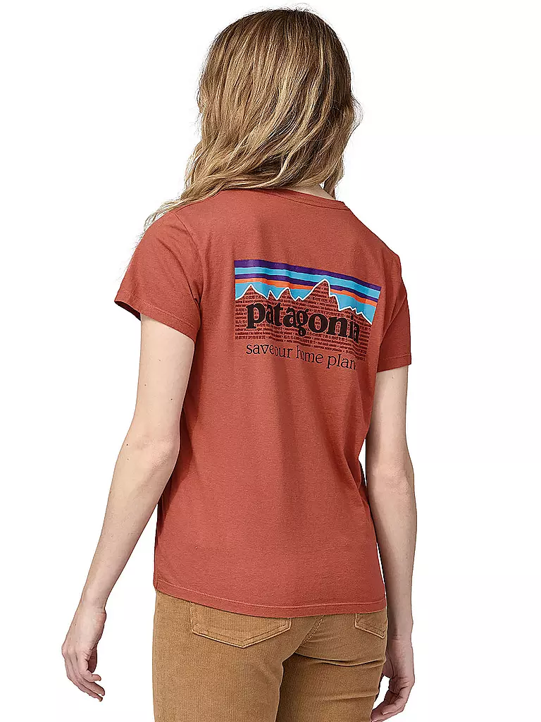 PATAGONIA | Damen T-Shirt P-6 Mission | kupfer