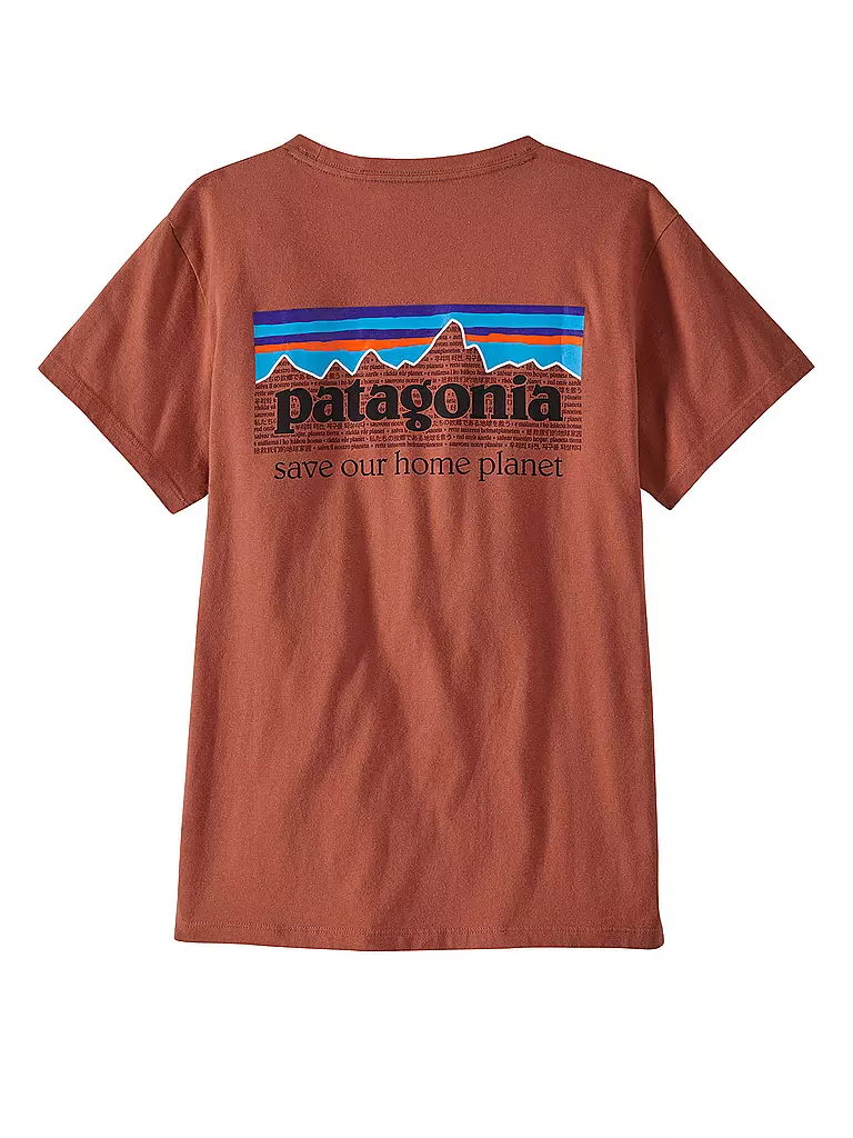 PATAGONIA | Damen T-Shirt P-6 Mission | kupfer