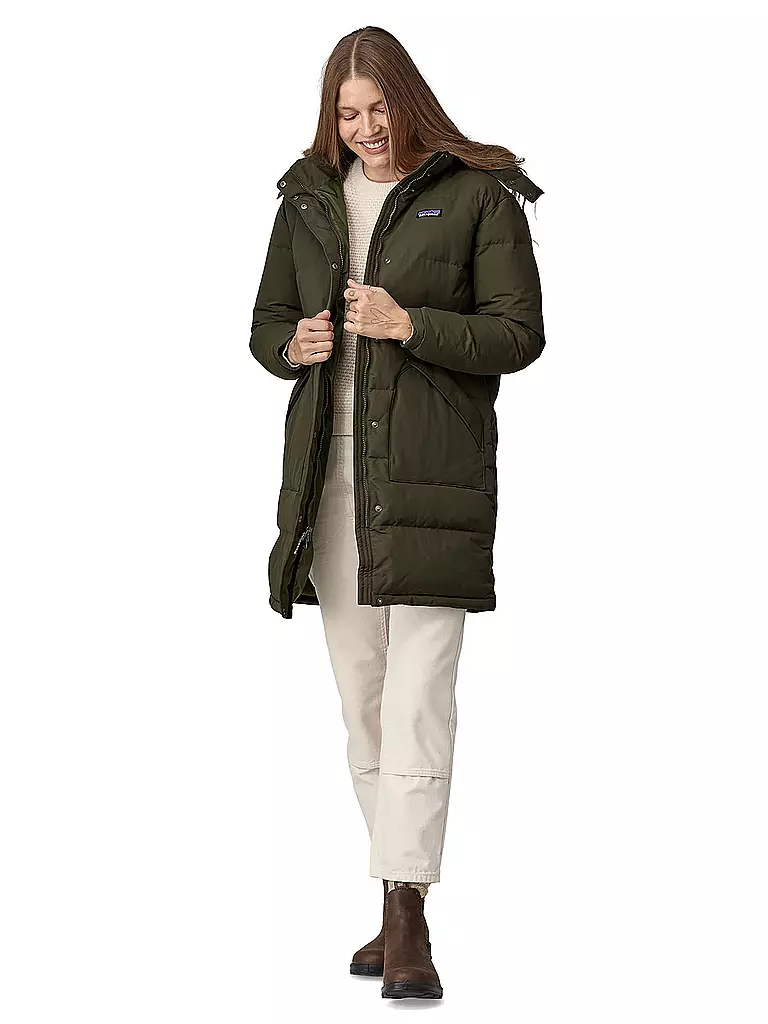 PATAGONIA | Daunenmantel W´S  DOWNDRIFT PARKA | dunkelgrün