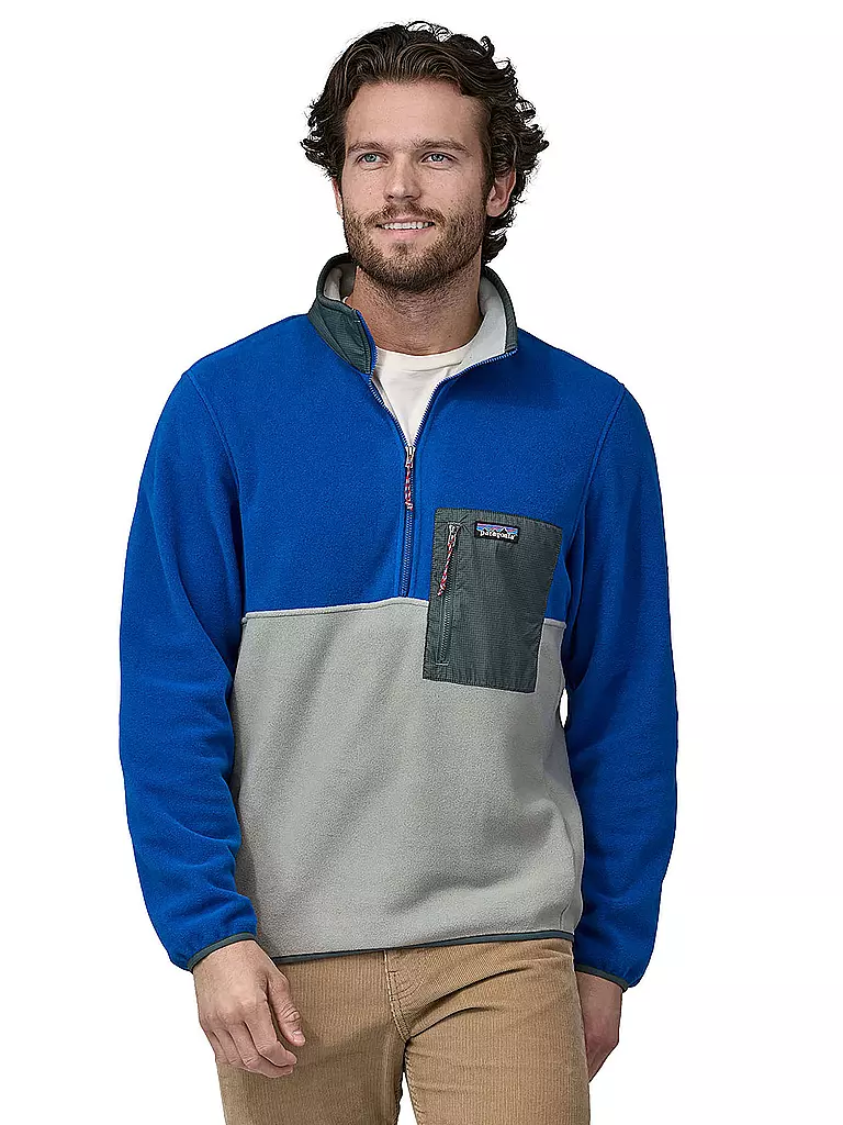 PATAGONIA | Herren Fleece Pullover Microdini 1/2-Zip | blau