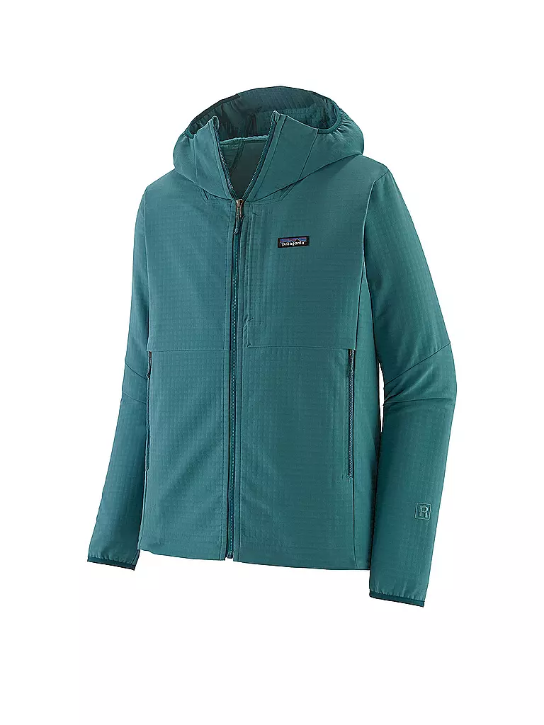 PATAGONIA | Herren Fleecejacke R1® TechFace Hoodie | petrol