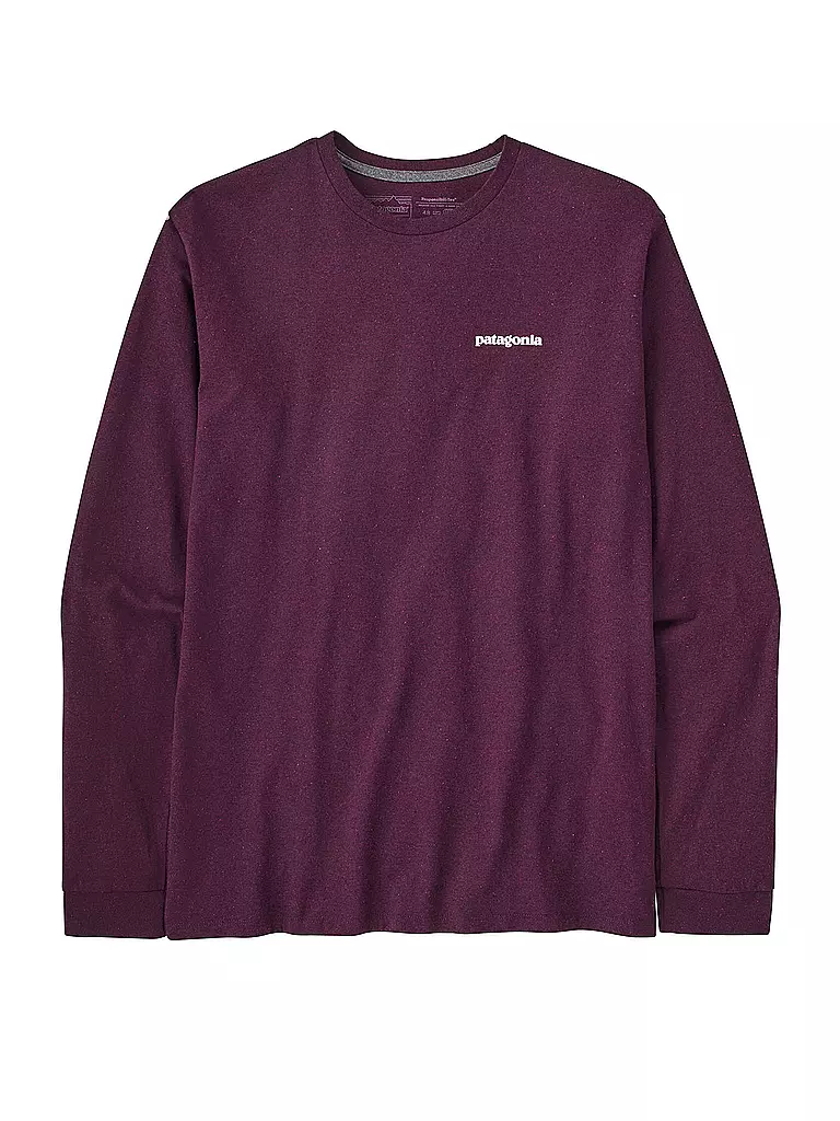 PATAGONIA | Herren Shirt P-6 Logo Responsibili-Longsleeve® | dunkelrot