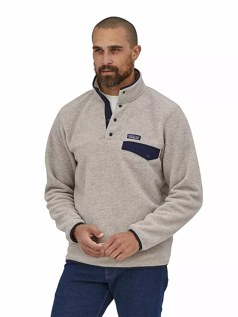 PATAGONIA | Herren Sweater Lightweight Synchilla® Snap-T® Fleece | beige