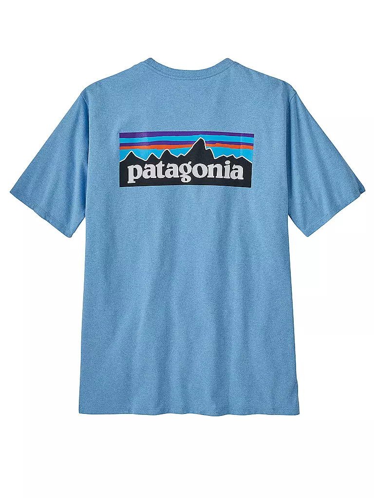 PATAGONIA | Herren T-Shirt P-6 Logo | blau