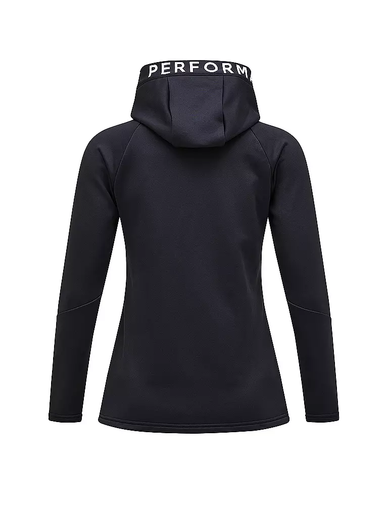 PEAK PERFORMANCE | Damen Unterziehjacke Rider Hoodie | schwarz