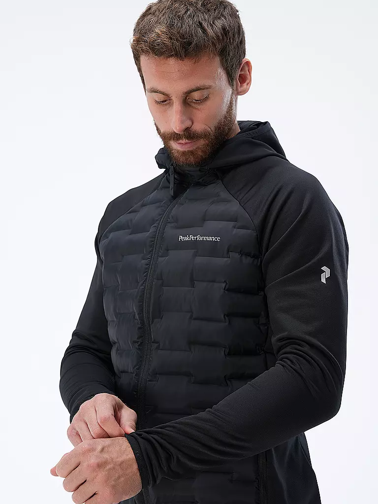 PEAK PERFORMANCE | Herren Hybridjacke Argon | schwarz