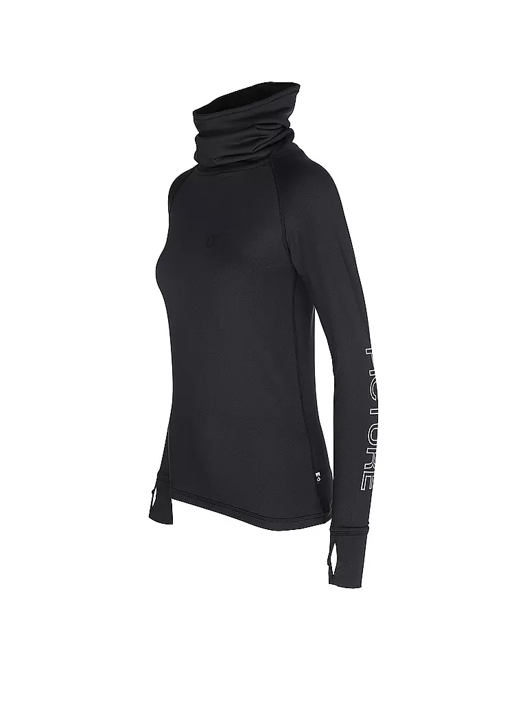 PICTURE | Damen Unterziehshirt Pagaya High Fleece | schwarz