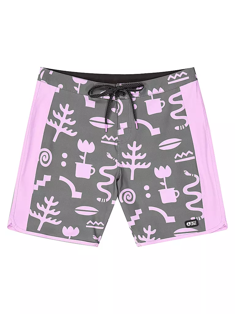 PICTURE | Herren Boardshort Andy 17 Printed | rosa