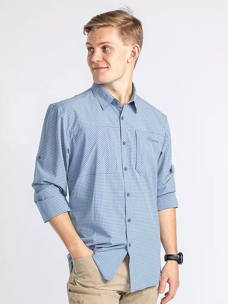 PINEWOOD | Herren Hemd Pinewood® Insectsafe | hellblau