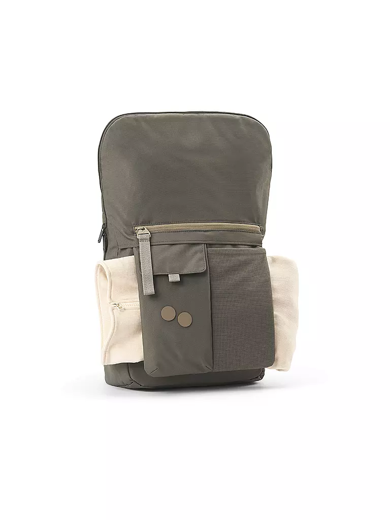 PINQPONQ | Rucksack Klak Construct 13 bis 18L | olive