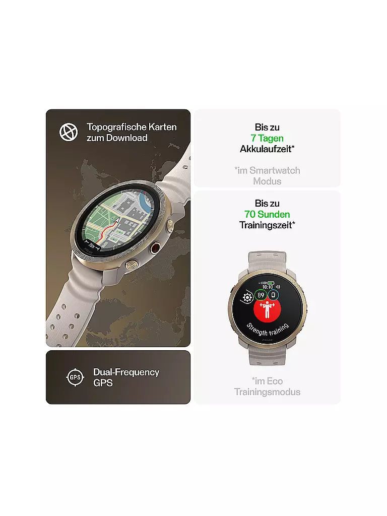 POLAR | Fitness-Smartwatch Vantage M3 | gold