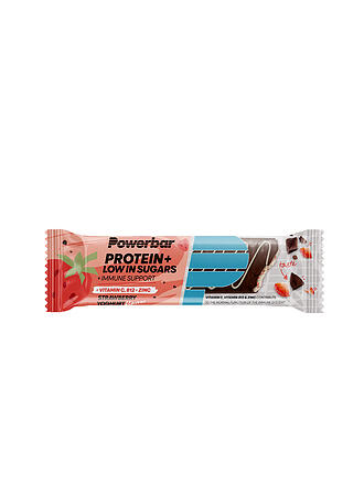 POWER BAR | Protein+ Low in Sugars Immune Support Riegel Strawberry Yoghurt