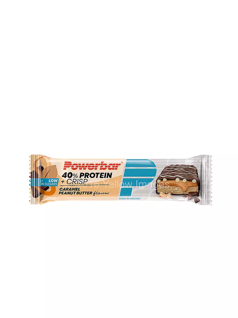 POWER BAR | Proteinriegel 40% Protein+Crisp Caramel/Peanut | bunt