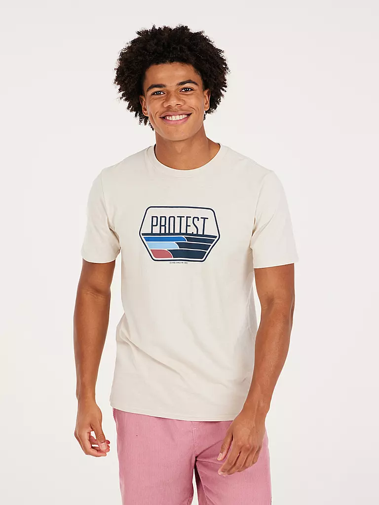 PROTEST | Herren T-Shirt PRTSTAN  | weiss