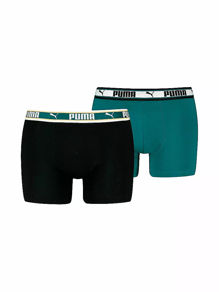 PUMA |  Herren Unterhosen Boxer 2er Pkg.  | petrol