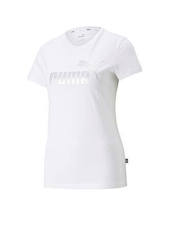 PUMA | Damen T-Shirt Essentials+ Metallic Logo