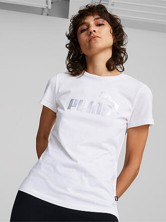 PUMA | Damen T-Shirt Essentials+ Metallic Logo