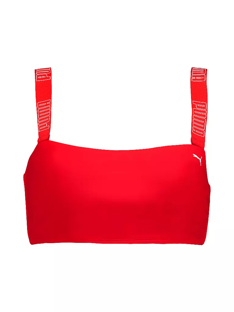 PUMA | Damen Bikinioberteil Bandeau | rot