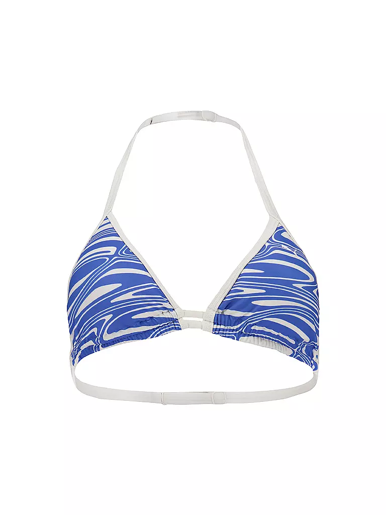 PUMA | Damen Bikinioberteil Printed Triangle | blau