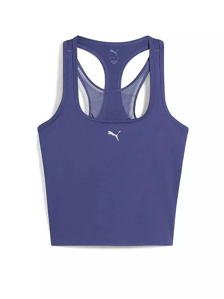 PUMA | Damen Fitnesstank Cloudspun Mesh 2in1 | lila