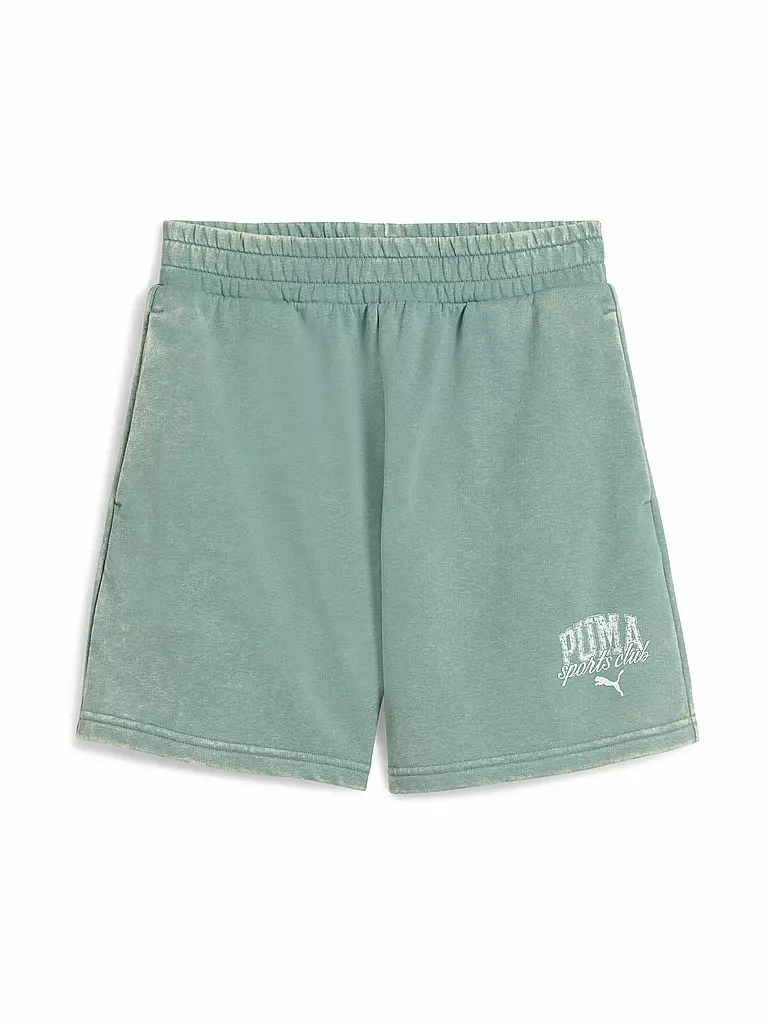 PUMA | Damen Short PUMA CLASS 5" Washed | hellgrün