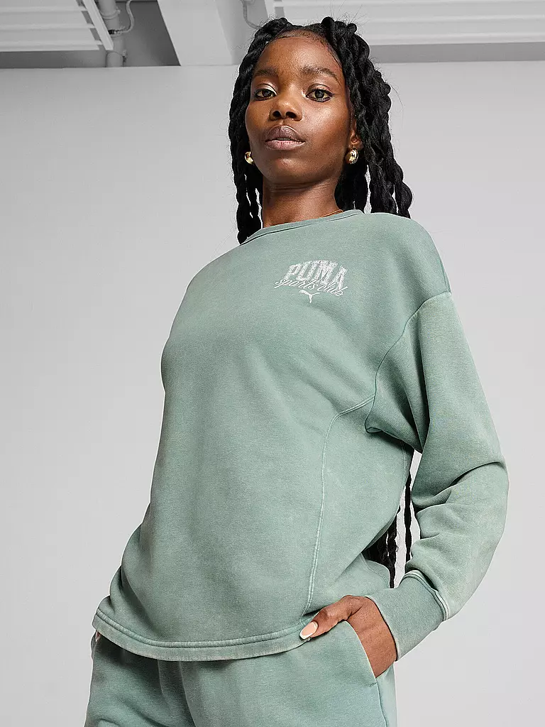 PUMA | Damen Sweater Class Comfort | hellgrün