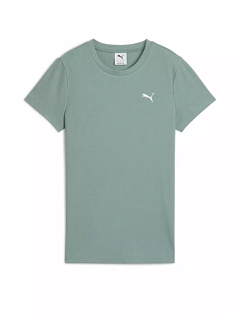 PUMA | Damen T-Shirt Elevated  | hellgrün