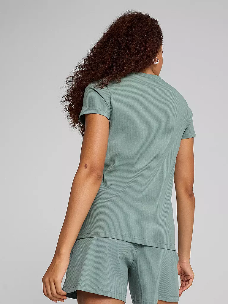 PUMA | Damen T-Shirt Elevated  | hellgrün