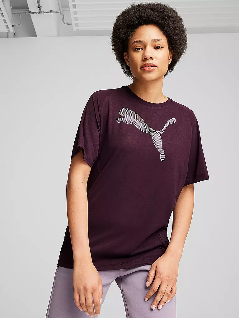 PUMA | Damen T-Shirt Evostripe | beere