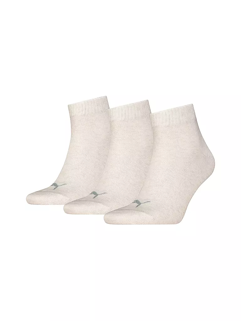 PUMA | Freizeitsocken Quarter Plain 3er Pkg. | hellgrün