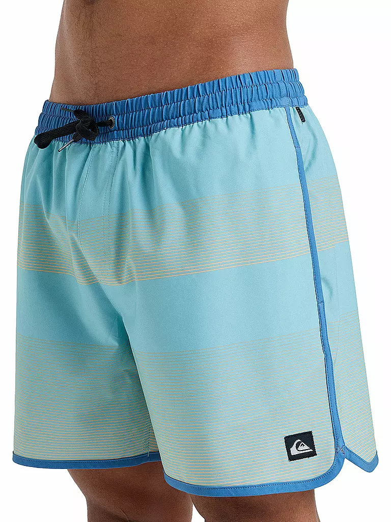 QUIKSILVER | Herren Badeshort Surfsilk Scallop Volley 16 | hellblau