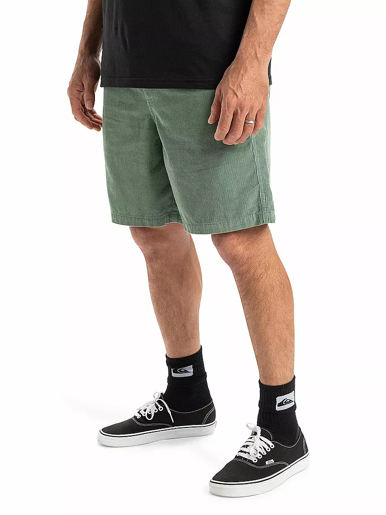 QUIKSILVER | Herren Beachshort Taxer Cord Bermuda 18" | hellgrün