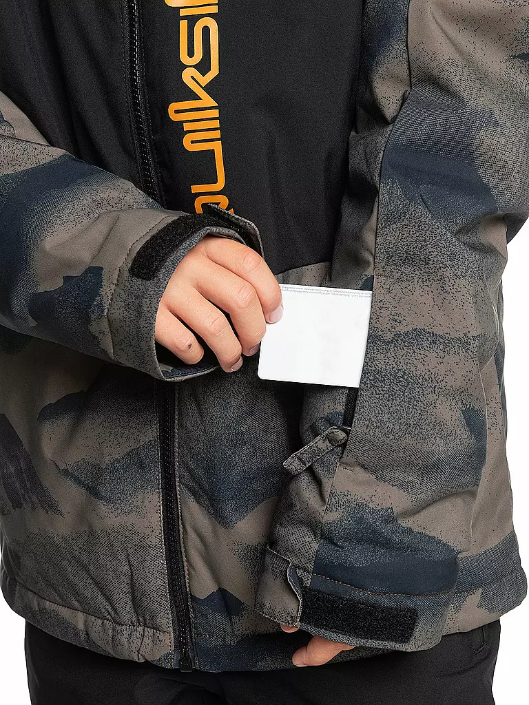 QUIKSILVER | Jungen Snowboardjacke Side Hit | hellgrau