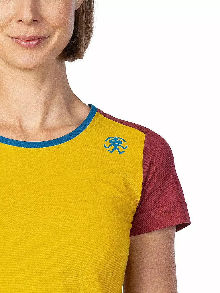 RAFIKI | Damen Klettershirt Chulilla Modal | gold