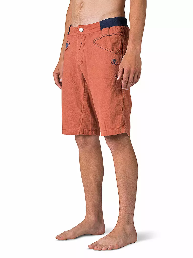 RAFIKI | Herren Klettershort Gnar Leinen | rot