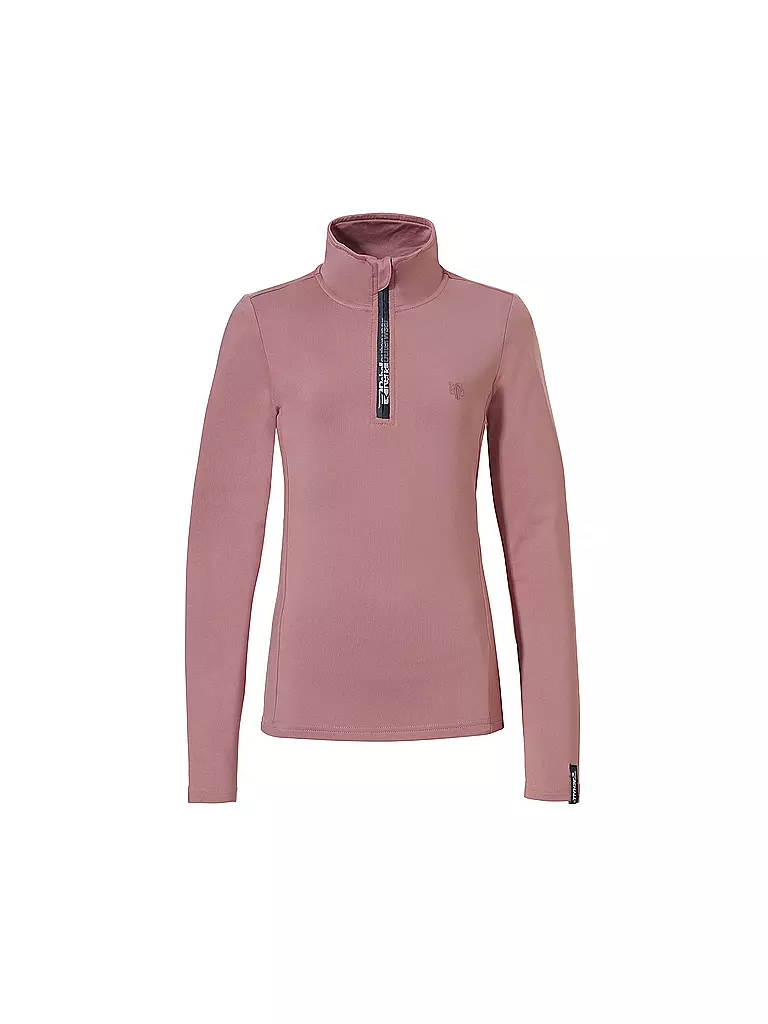 REHALL | Mädchen Unterzieh Zipshirt Micha-R-JR | rosa