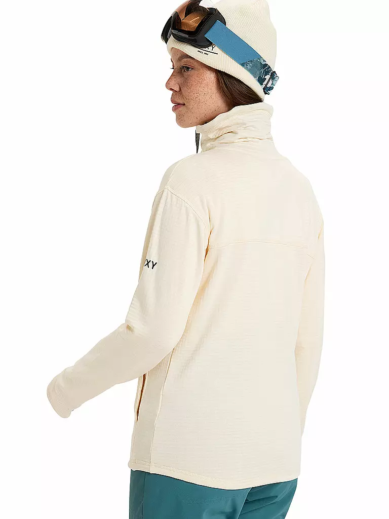 ROXY | Damen Snowboard Unterzieh Fleecejacke Vertere  | creme