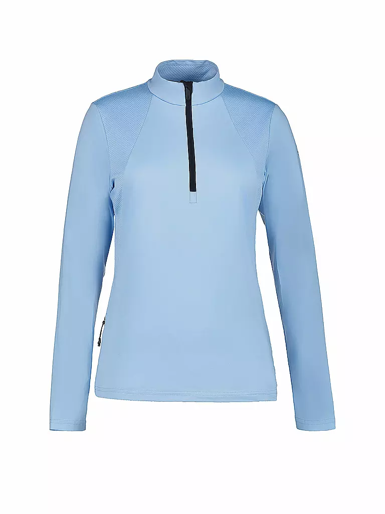 RUKKA | Damen Laufshirt Merisaari HalfZip | hellblau