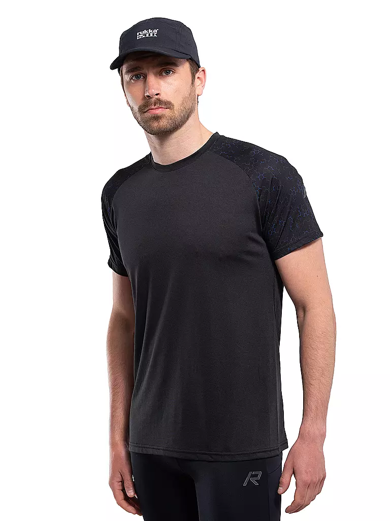 RUKKA | Herren Laufshirt Maliko | schwarz