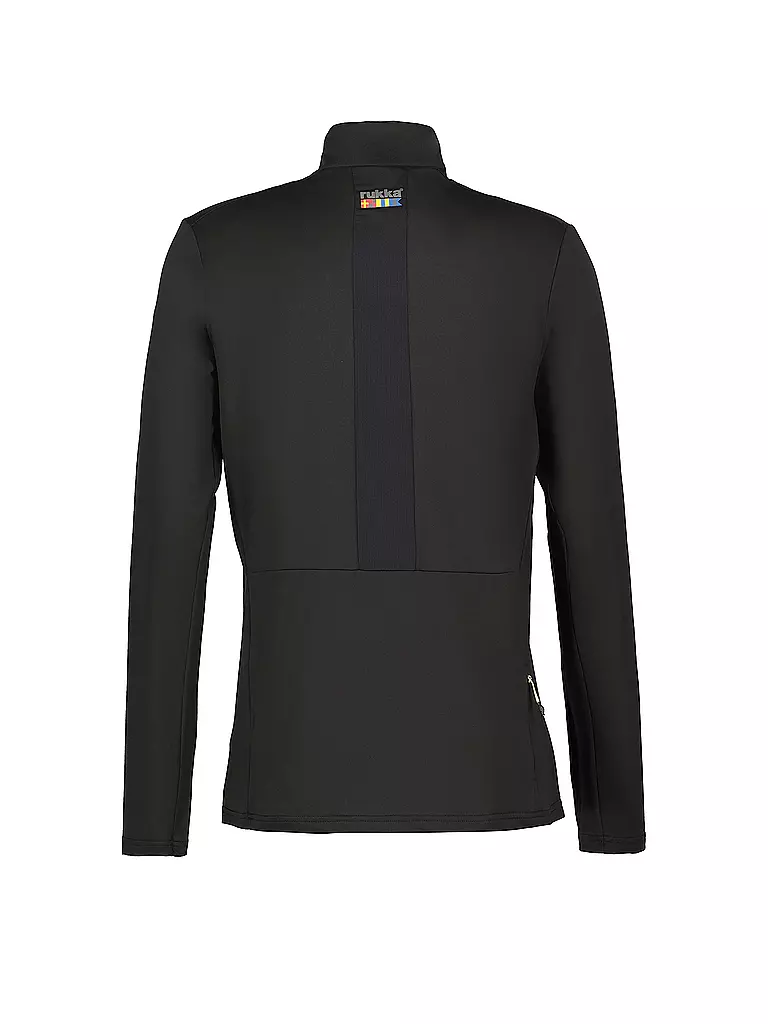 RUKKA | Herren Laufshirt Murtola 1/2 Zip | schwarz