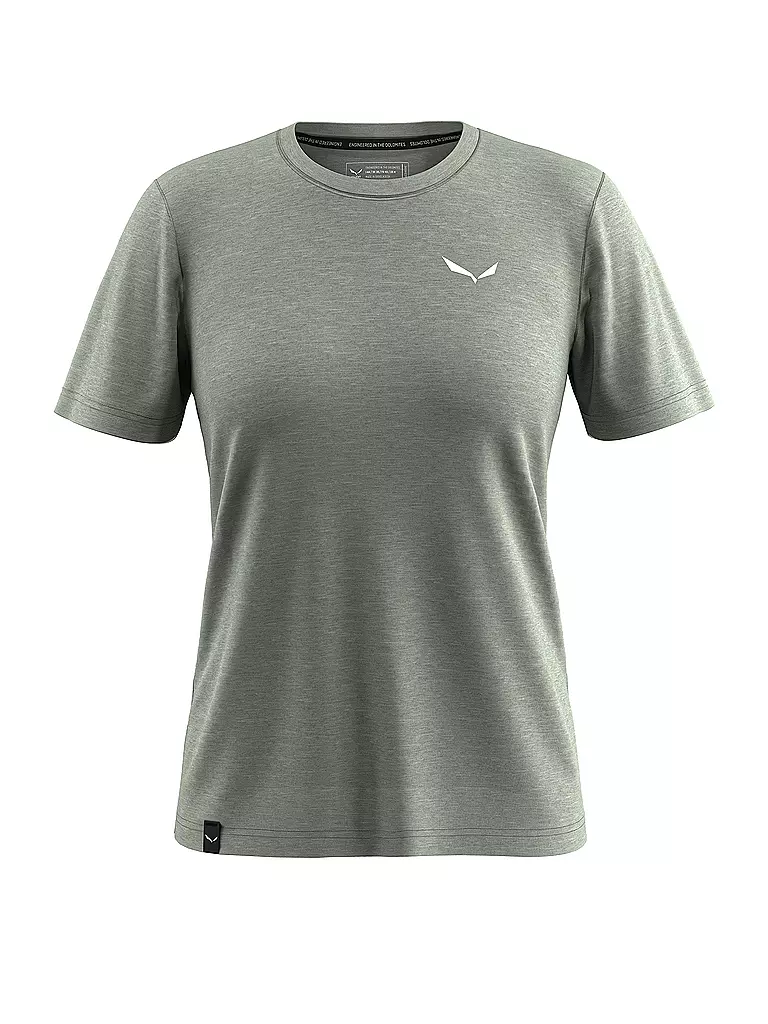 SALEWA | Damen Funktionsshirt Eagle Minilogo Merino | hellgrün