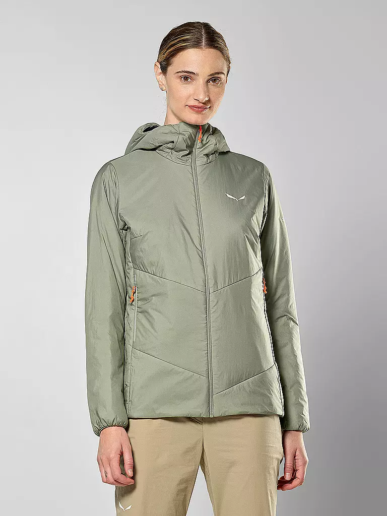 SALEWA | Damen Isojacke Puez Catinaccio 2 TWR Hoodie | hellgrün